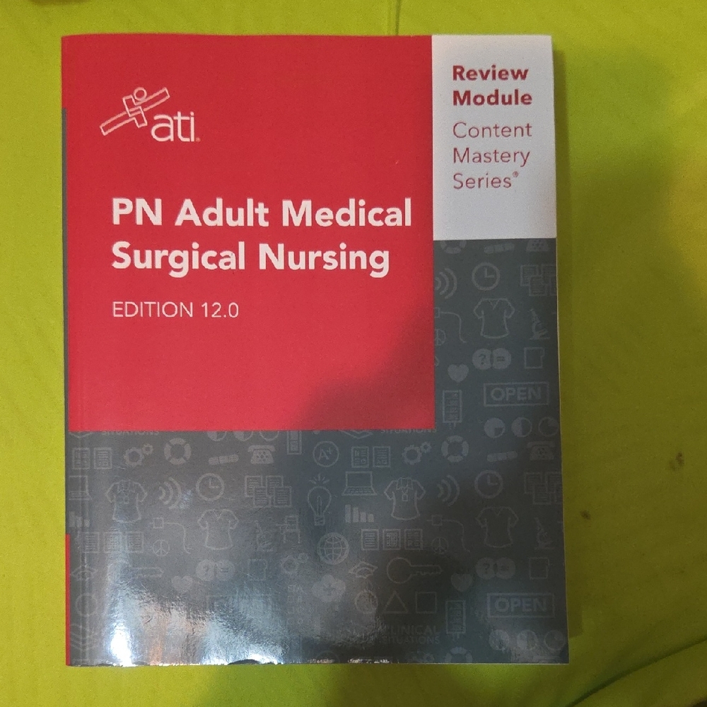 ATI PN Adult Medical Surgical Nursing Review Module - Red and Gray